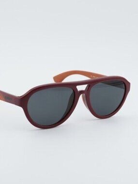 Burberry Kids JB4005U 418187 Sunglasses Red Aviator Frame, Grey Lenses